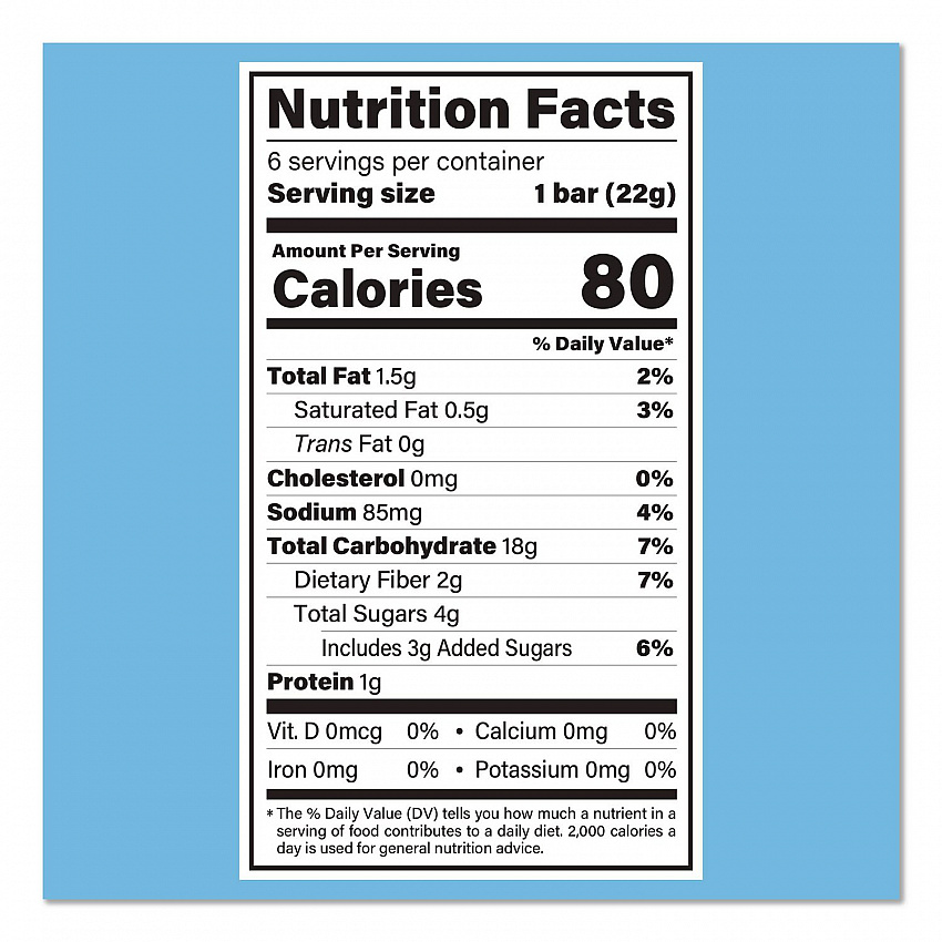 Crispy Treat, Vanilla, 0.78 oz Bars, 5 Bars/Pack, 3 Packs/Carton (60004176)
