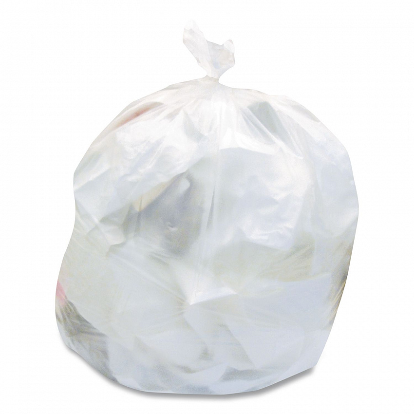 High-Density Waste Can Liners, 16 gal, 12 mic, 24" x 33", Natural, 500/Carton (Z4833MNR02)