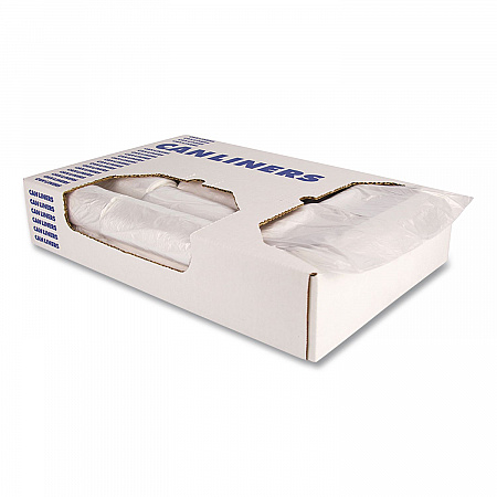 High-Density Waste Can Liners, 56 gal, 16 mic, 43