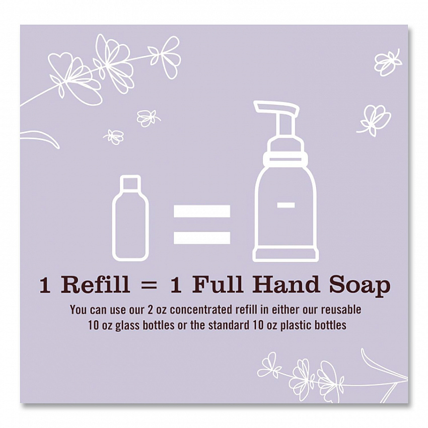 Clean Day Concentrated Foaming Hand Soap Dispenser Refill, Lavender Scent, 2 oz Bottle, 2/Pack (355611)