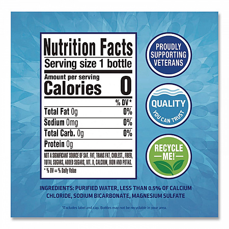 Pure Life Purified Water, 101.4 oz Bottle, 6/Pack (12386172)