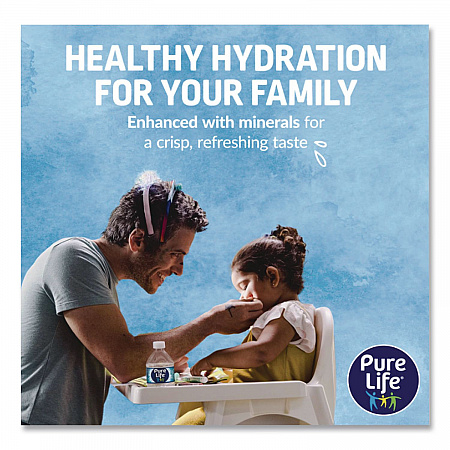 Pure Life Purified Water, 101.4 oz Bottle, 6/Pack (12386172)