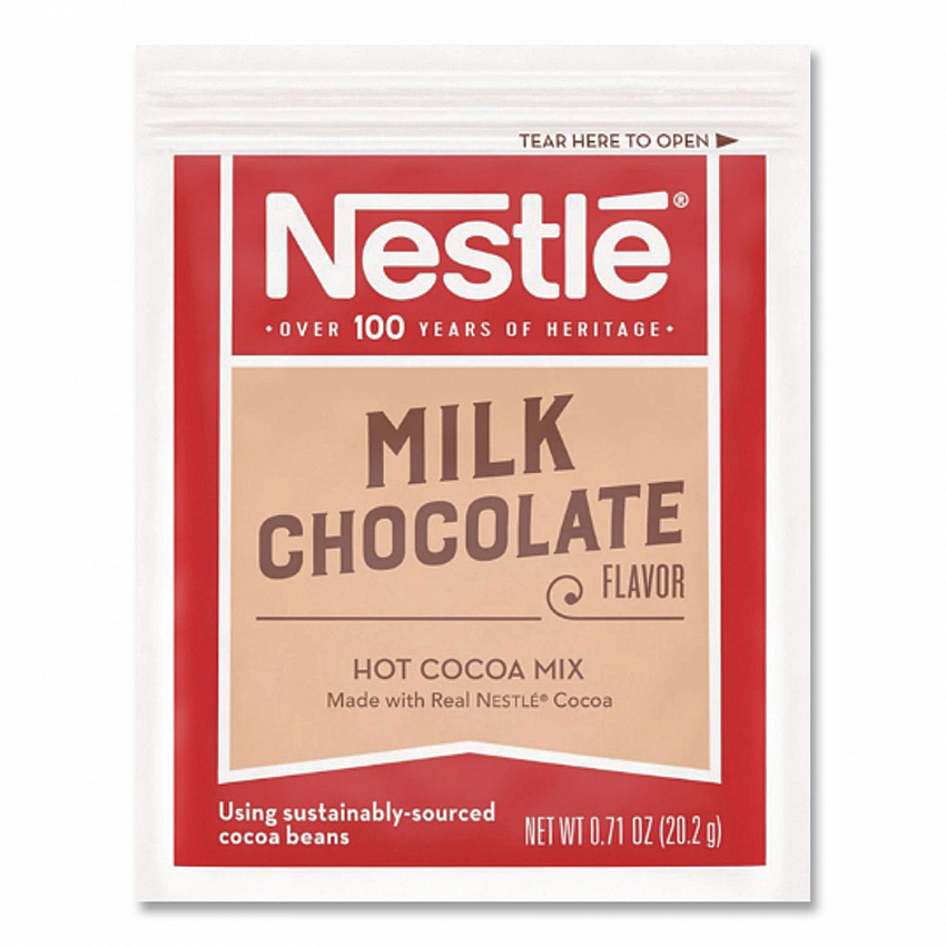 Hot Cocoa Mix, Milk Chocolate, 0.71 oz Packet, 60 Packets/Box (26791)
