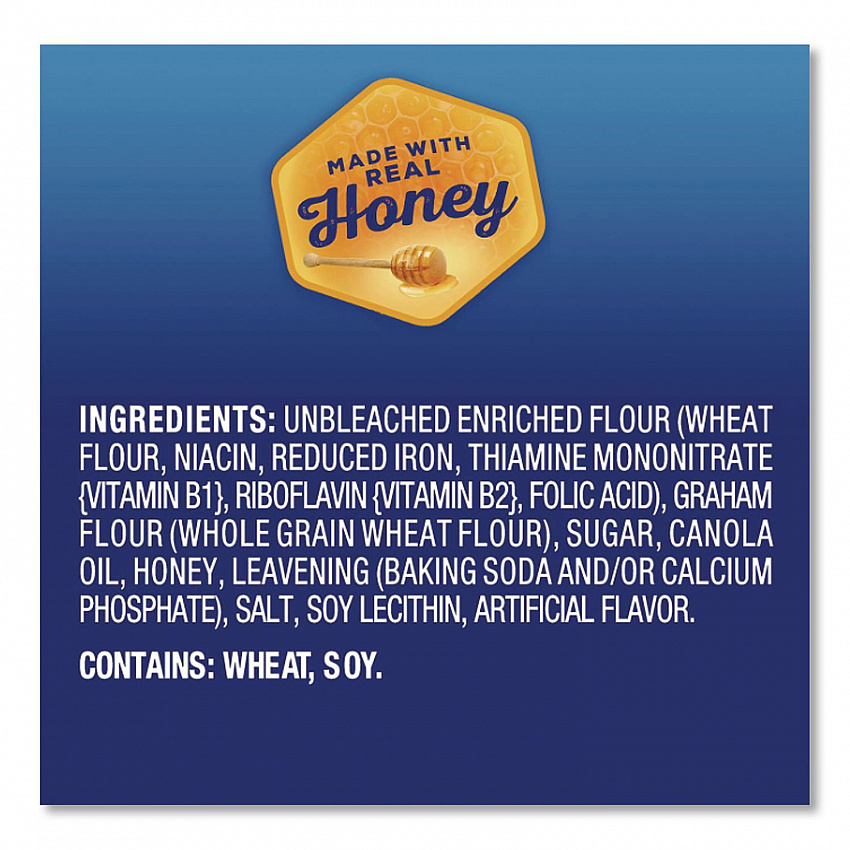 Honey Maid Lil' Squares Graham Crackers, Honey, 1.06 Oz Bag, 72/carton (001932000166)