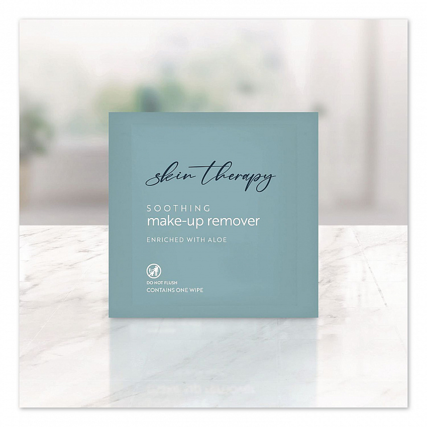 Luxury Wipe, Individually Wrapped, 1-Ply, 9.25 x 6, Fresh Aloe, White, 500/Carton (002164)