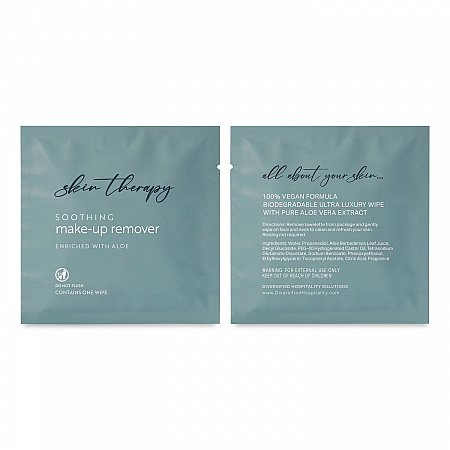 Luxury Wipe, Individually Wrapped, 1-Ply, 9.25 x 6, Fresh Aloe, White, 500/Carton (002164)