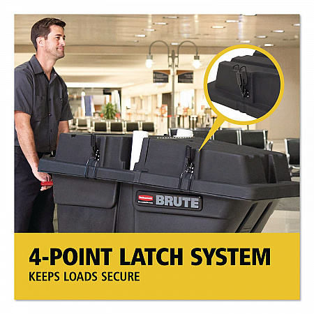 BRUTE Rotomolded Tilt Truck Lid, 28.85 x 57.10 x 9.7, Black (2221456)