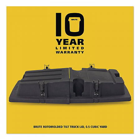 BRUTE Rotomolded Tilt Truck Lid, 28.85 x 57.10 x 9.7, Black (2221456)