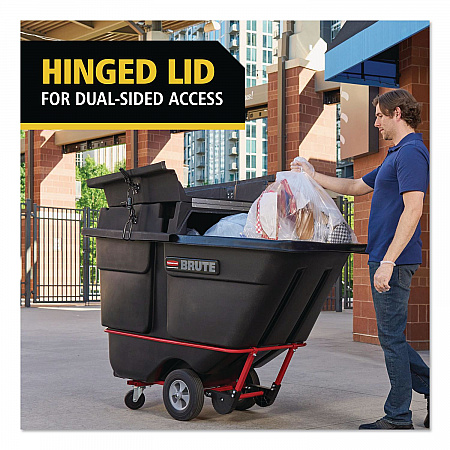 BRUTE Rotomolded Tilt Truck Lid, 35.01 x 70.7 x 9.5, Black (2221457)