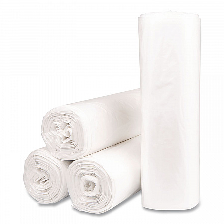 Institutional Low-Density Can Liners, 45 gal, 1.15 mil, 40