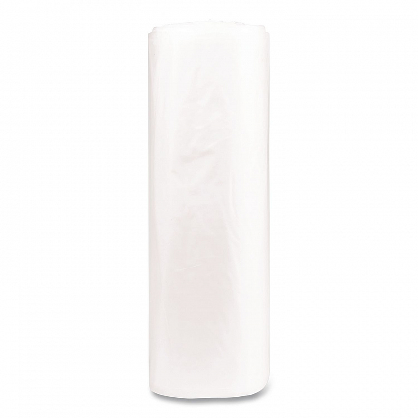 Institutional Low-Density Can Liners, 45 gal, 1.15 mil, 40" x 46", Natural, Interleaved Roll, 20 Bags/Roll, 5 Rolls/Carton (SLW4046SPNS)