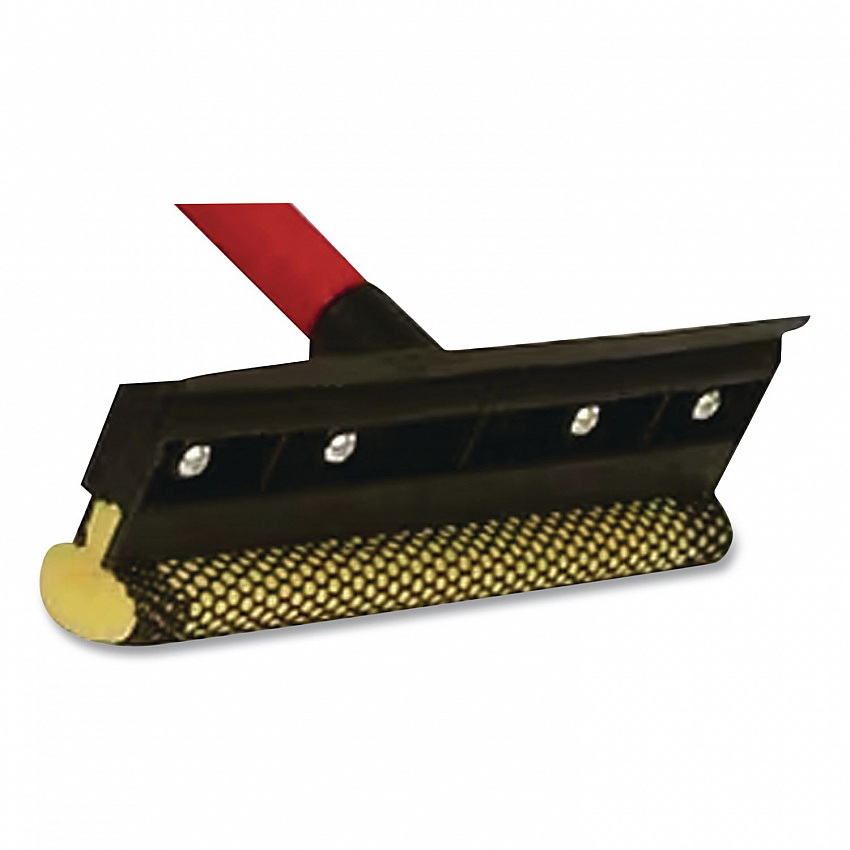 Auto Window Squeegee, 8" Wide Blade, Heavy-Duty Mesh Sponge Head, 20" Handle (783627)
