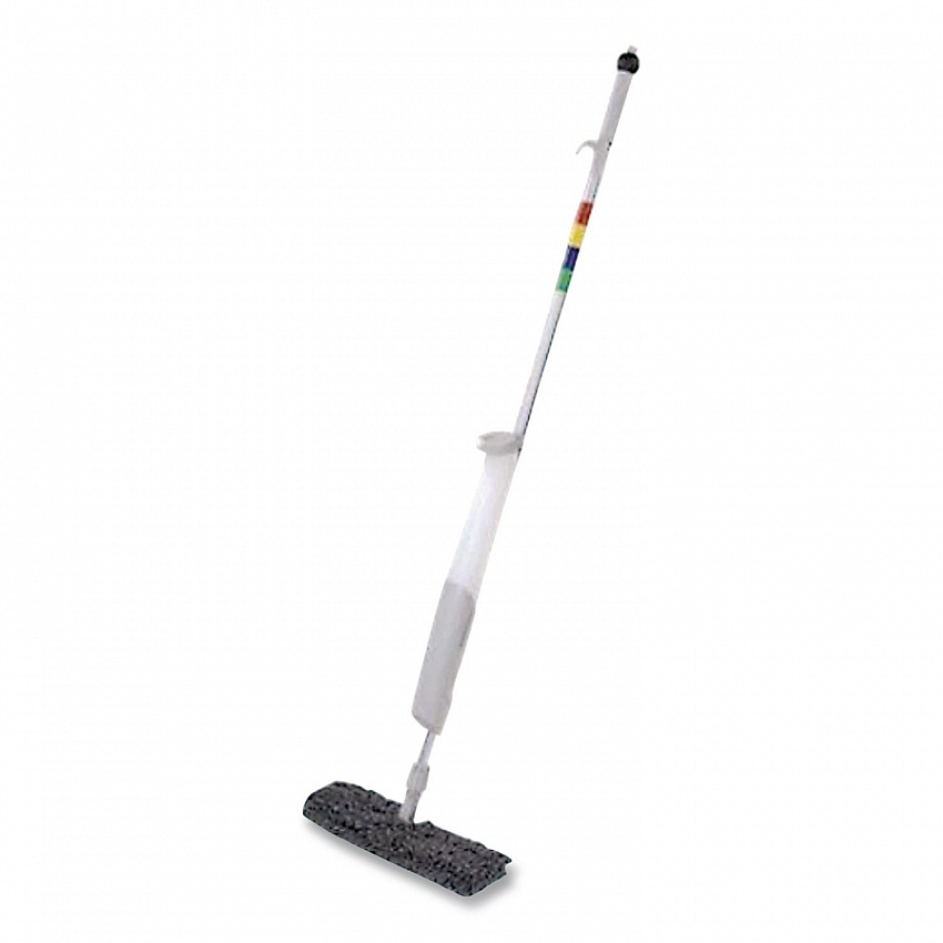 Advantage+ Bucketless Mop, 16" Frame, White/Silver Metal Handle (BWMS16)