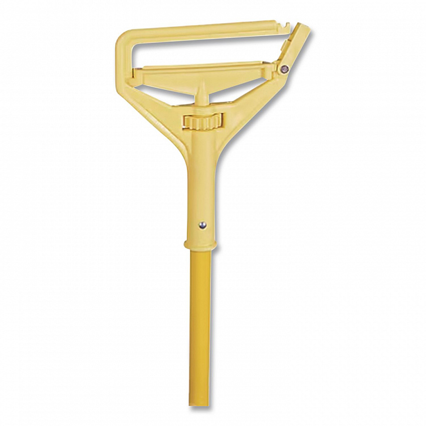 Quick Change Mop Handle. Vinyl Coating, 60", Yellow (C8PM60UNS620)