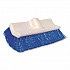 Synthetic Fiber Scrub Brush, Blue Synthetic Bristles, 10