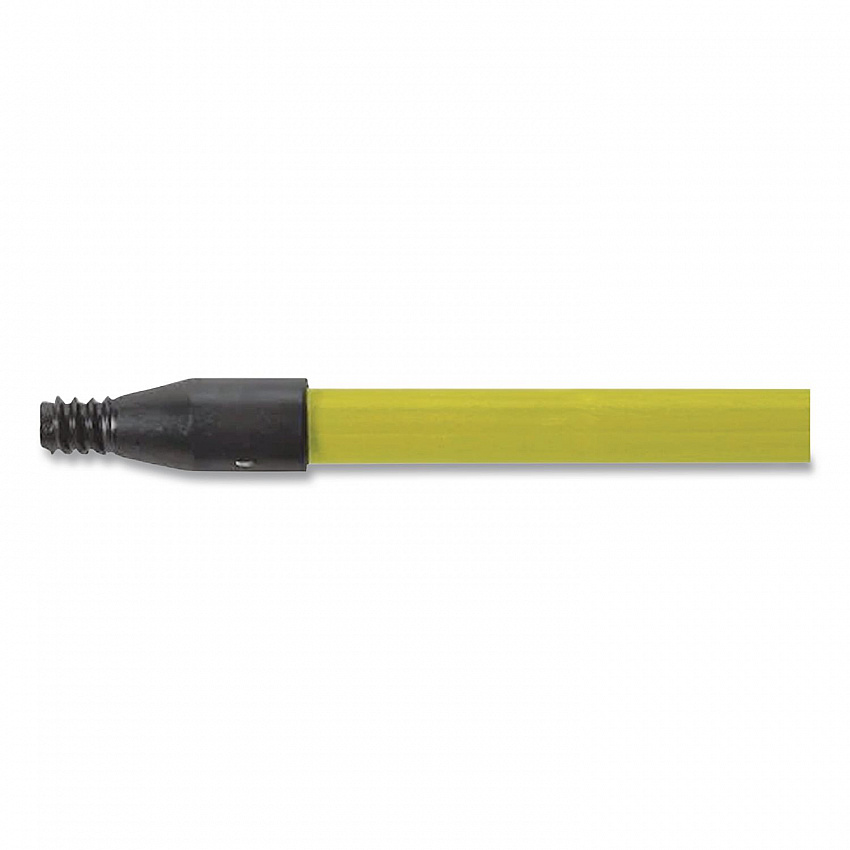 Broom Handle with Nylon Thread, 60", Yellow (HFY)