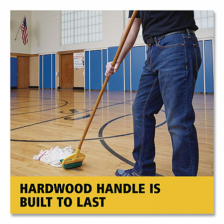 Invader Side-Gate Wood Wet-Mop Handle, 60