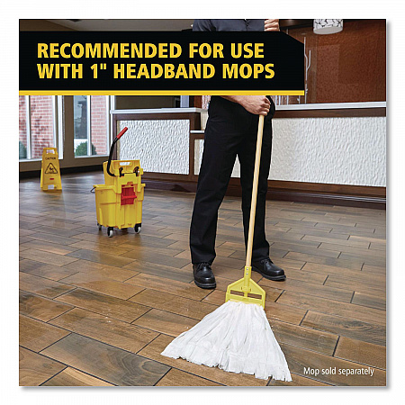 Invader Side-Gate Wood Wet-Mop Handle, 60