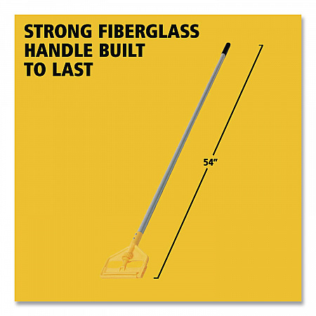 Invader Fiberglass Side-Gate Wet-Mop Handle, 54
