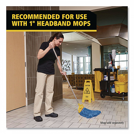 Invader Fiberglass Side-Gate Wet-Mop Handle, 60