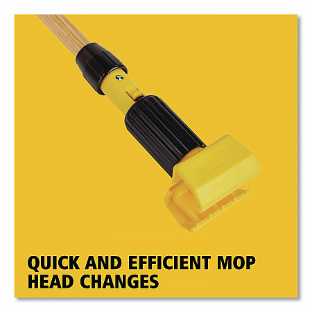 Gripper Hardwood Mop Handle, 1.13