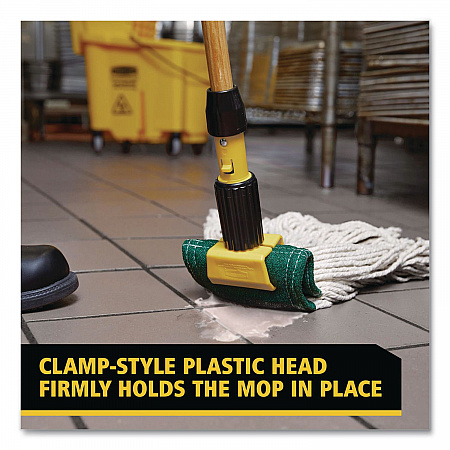 Gripper Hardwood Mop Handle, 1.13