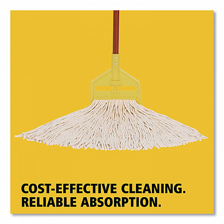 Value Pro Mop Head, Cotton, Large, White (FGV11800WH00)
