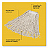 Value Pro Mop Head, Cotton, Large, White (FGV11800WH00)
