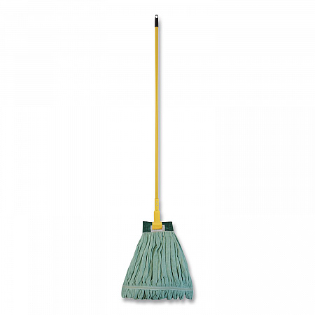 EchoFiber Microfiber Loop Mop, Medium, Split Microfiber, Green, 5