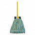 EchoFiber Microfiber Loop Mop, Medium, Split Microfiber, Green, 5