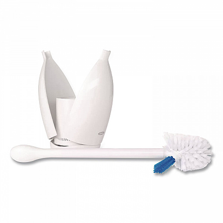 Good Grips Nylon Toilet Brush with Canister, White (12241600)