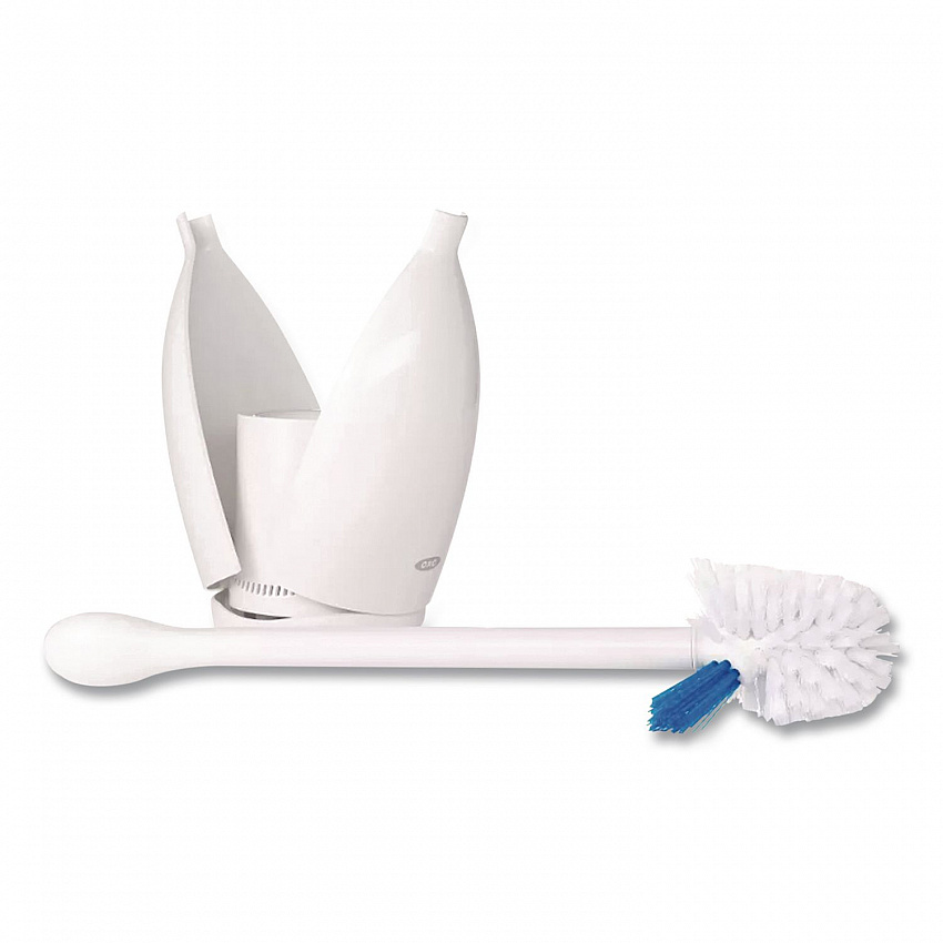 Good Grips Nylon Toilet Brush with Canister, White (12241600)