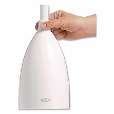 Good Grips Nylon Toilet Brush with Canister, White (12241600)
