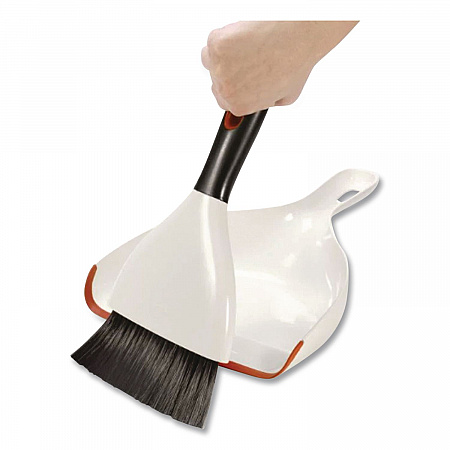 Good Grips Dust Pan and Brush, 12 x 9, 2
