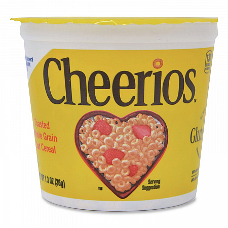 Cheerios Breakfast Cereal, Single-Serve 1.3 oz Cup, 6/Pack (SN13896)