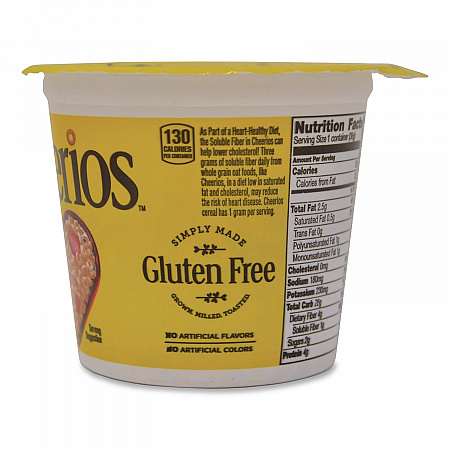 Cheerios Breakfast Cereal, Single-Serve 1.3 oz Cup, 6/Pack (SN13896)