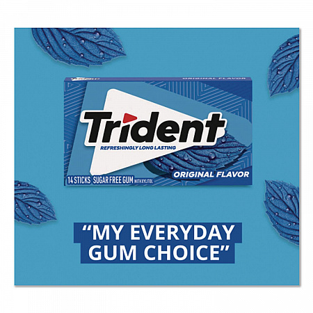 Sugar-Free Gum, Original Mint, 14 Sticks/Pack, 12 Pack/Box (12546)