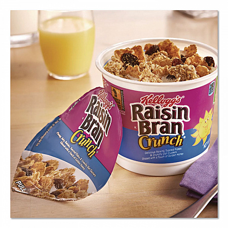 Breakfast Cereal, Raisin Bran Crunch, Single-Serve 2.8 Oz Cup, 6/box (01474)