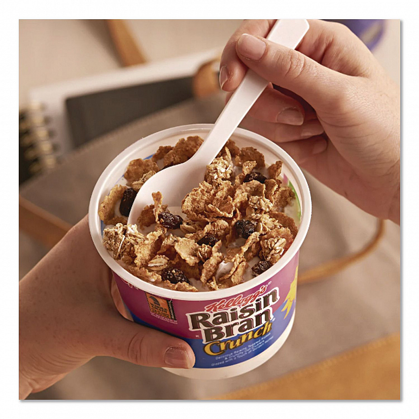 Breakfast Cereal, Raisin Bran Crunch, Single-Serve 2.8 Oz Cup, 6/box (01474)