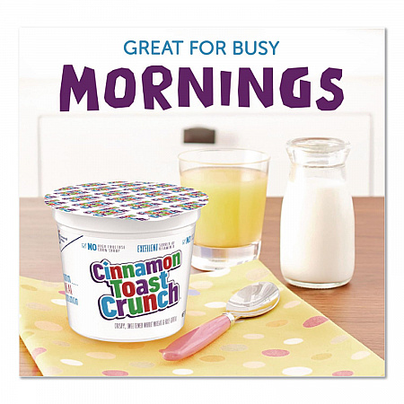 Cinnamon Toast Crunch Cereal, Single-Serve 2 oz Cup, 6/Box (SN13897)