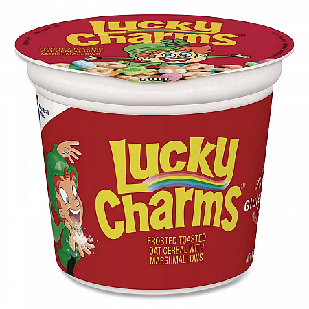 Lucky Charms Cereal, Single-Serve 1.73 oz Cup, 6/Box (SN13899)