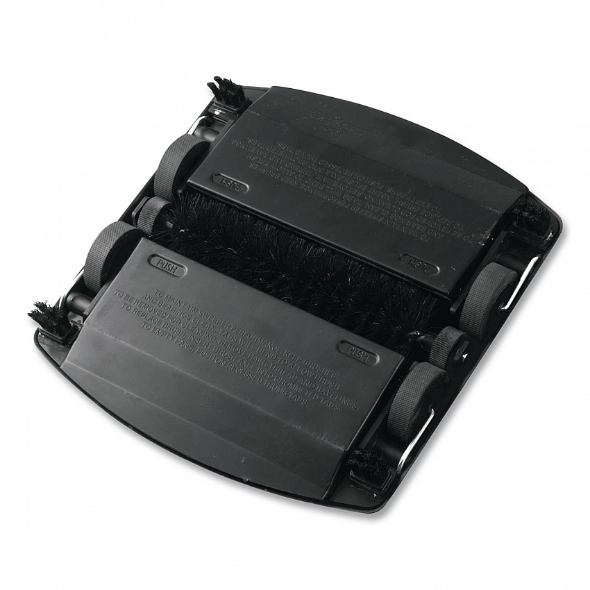 Floor and Carpet Sweeper, 44" Handle, Black/Gray (421288BLA)