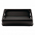 Swing Top Lid for Slim Jim Waste Containers, 11.38w x 20.5d x 5h, Black (267360BK)