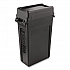 Swing Top Lid for Slim Jim Waste Containers, 11.38w x 20.5d x 5h, Black (267360BK)