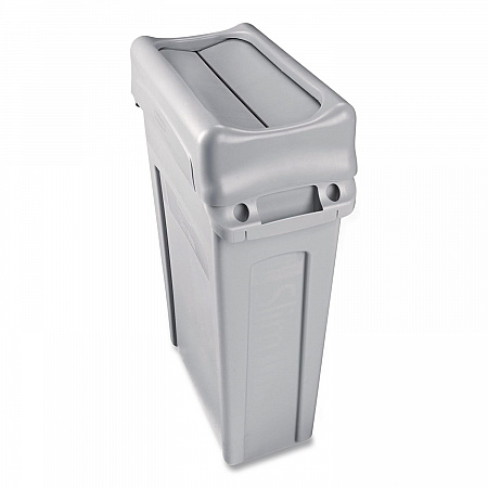 Swing Lid for Slim Jim Waste Container, Gray (267360GY)