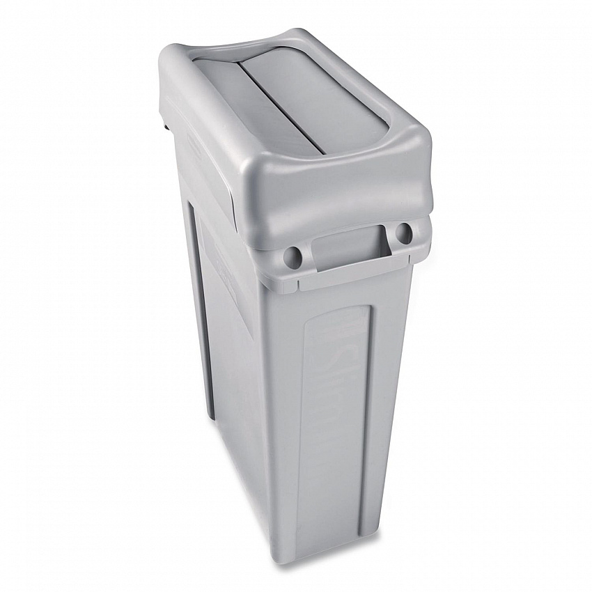 Swing Lid for Slim Jim Waste Container, Gray (267360GY)