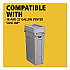 Swing Lid for Slim Jim Waste Container, Gray (267360GY)
