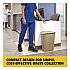 Deskside Plastic Wastebasket, 7 gal, Plastic, Beige (295600BG)