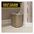 Deskside Plastic Wastebasket, 7 gal, Plastic, Beige (295600BG)