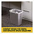 Deskside Plastic Wastebasket, 7 gal, Plastic, Gray (295600GY)